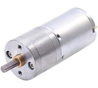Modèle JGA25-370 Moteur à réduction DC 6V/12V/24V - Plusieurs vitesses (12-1360 RPM) pour composants électroniques 6V 130 RPM