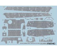 Modèle Meng SPS-039 - 1:35 Char Lourd Allemand Sd.Kfz.182 King Tiger Décal