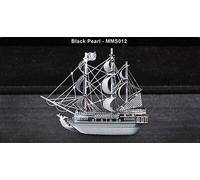 Modèle Métallique 3D Black Pearl + Pince 010121