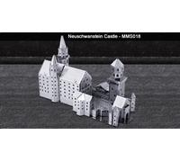 Modèle Métallique 3D Du Château De Neuschwanstein + Pince 010183