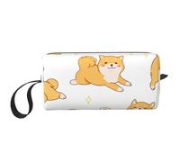 Modèle Mignon de Chiens Shiba Inu, Trousse de Maquillage Trousse à cosmétiques Trousse de Toilette de Voyage Portable Pochette de Maquillage
