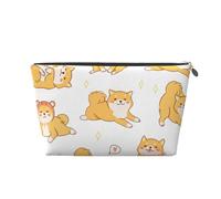 Modèle Mignon de Chiens Shiba Inu, Trousse de Toilette Trousse de Maquillage Sac à cosmétiques Trousse de Toilette de Voyage Portable