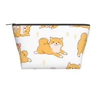 Modèle Mignon de Chiens Shiba Inu, Trousse de Toilette Trousse de Maquillage Sac à cosmétiques Trousse de Toilette de Voyage Portable