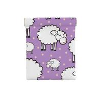 Modèle Mignon de Mouton de Dessin animé, Sac de Rangement pour Femmes, Portefeuille supérieur à Presser, Petit Porte-Monnaie, Pochette de Changement