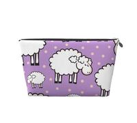 Modèle Mignon de Mouton de Dessin animé, Trousse de Toilette Trousse de Maquillage Sac à cosmétiques Trousse de Toilette de Voyage Portable