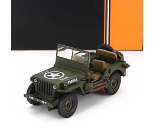 MODÈLE MILITAIRE STATIQUE IXO VOITURE JEEP WILLYS MB 1943 MODÉLISATION ÉCHELL...