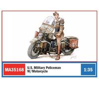 Miniart Echelle 1 : 35 "Policier Militaire US avec Moto Kit de modèle en Plastique