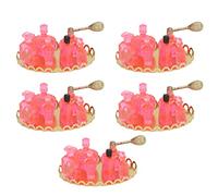 Modèle miniature de parfum 1:12 1:6 - Plateau doré - Bouteilles de parfum pour maison de poupée - Décoration à faire soi-même - Cadeaux pour femmes, hommes, adultes et amis