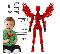 Modèle mobile multiarticulé, robot mobile multiarticulé - Figurines d'action multi-articulaires imprimées en 3D - Jouet mobile avec plusieurs articulations - Jouet de bureau mécanique