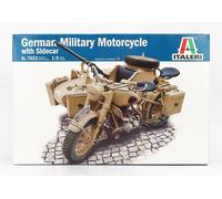 MODÈLE MOTO STATIQUE ITALIEN BMW R75 AVEC SIDE-CAR MILITAIRE ALLEMAND 1941 1/9