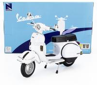 MODÈLE MOTO STATIQUE NEWRAY PIAGGIO VESPA P200E 1978 BLANC ÉCHELLE 1/12