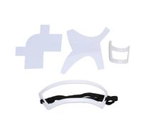 Modèle multifonction pour la mise en forme de la barbe pour hommes, styler la peau de la barbe, ABS Blanc