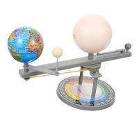 Modèle orbital Soleil Terre Lune 20 x 10 x 18 cm, modèle éducatif de géographie du système solaire, jouets lumineux en plastique pour expériences scientifiques, cadeaux pour enfants, planètes pou