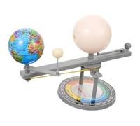 Modèle orbital Soleil Terre Lune 20 x 10 x 18 cm, modèle éducatif de géographie du système solaire, jouets lumineux en plastique pour expériences scientifiques, cadeaux pour enfants, kit de modèl