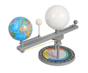 Modèle Orbital Soleil Terre Lune, Appareil Pédagogique en Plastique | Système Solaire, Édition Anglaise, Expérience Immersive, Valeur Décorative, Compréhension des Mouvements Célestes