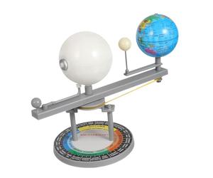 Modèle Orbital Soleil-Terre-Lune - Kit d'astronomie pédagogique STEM pour, Outil d'enseignement du système Solaire Rotatif Manuel, Jouet Orbital Terre-Soleil-Lune pour e Sciences U