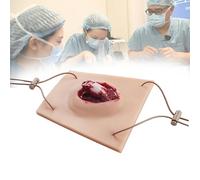 Modèle ouvert de formation de fracture de modèle de membre, module portable réutilisable de mannequin de traumatisme, reproduisant la morphologie de blessure, pour la formation de suture