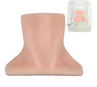 Modèle pédagogique, kit de modèle thyroïdien, modèle de formation à la biopsie thyroïdienne guidée par échographie, modèle thyroïdien avec socle, adapté à l'enseignement et à la pratique médicale.