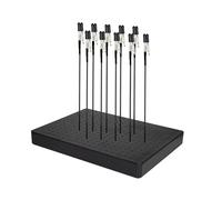 Modèle Peinture Base Accessoires de modélisme, 10 modélisme Pinces Crocodiles, 1 Base. Troisième Main Robuste et Stable. Idéaux pour Le modélisme, Les Circuits imprimés, Le soudage et Le Bricolage (L)