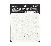 Modèle PET pour peinture artistique Sweet Holiday Designs avec coins arrondis sans danger pour les enfants