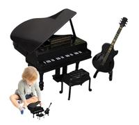 Modele Piano Enfant - Jouet Miniature PP Securise Educatif Realiste, Decoration Musicale Chambre Ludique, Instrument Reduit Artistique Detaille | Idee Parfaite for Anniversaires Vitrines Pedagogy