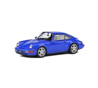 Solido - Modèle réduit - Porsche 911 964 RS Coupé 1992 - 1/43 - Bleu