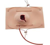 Modèle portable pour le contrôle de l'hémostase des blessures à la jambe, entraîneur pour le pansement des plaies, améliore les compétences en premiers secours, matériau en silicone, pour l'enseigneme