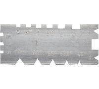 Modèle pour angles de filetage, combine précision dans les mesures, idéal pour les travaux de menuiserie et de métallurgie.