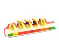 Modèle pour l'éducation des patients dentaires, stades de la maladie parodontale, dent en résine, comprend une démonstration de gingivite à parodontite sévère, 15,5 x 3 x 5 cm