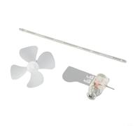 Modèle pour turbine Éolienne Didactique Pour Enseignement Modèle | pour turbine verticale miniature, rotation 360°, s'oriente au vent, allume LEDs bleues et vertes