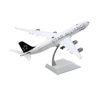 Modèle Préfabriqué À L'échelle 1:200 for Avion en Métal Moulé sous Pression Lufthansa « Star Alliance » A340-300 D-AIGN Avion moulé sous Pression