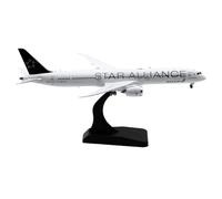 Modèle Préfabriqué À L'échelle 1:400 du Modèle d'avion en Métal Moulé sous Pression Boeing B787-10 « Star Alliance » D'EVA Airways Avion moulé sous Pression
