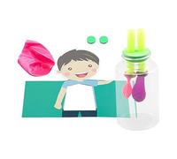 Modèle pulmonaire avec Ballons - Modèle de Respiration des | Kit de Science de l'inhalation et de l'expiration éducative | Outil d'enseignement sécurisé pour l'enfant | Toy d'apprentissage en