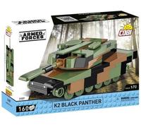 Modèle réduit - COBI - K2 BLACK PANTHER - 160 éléments - Échelle 1:72 - Char de combat moderne