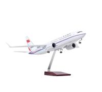 Modèle réduit d'avion 1/85, modèle réduit d'avion 47 cm B737 China Air Force One avec lumières et Roues, en Alliage Plastique et résine Avion moulé sous Pression(Withlight)