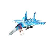 Modèle Réduit d'avion Chasse Su-27 De L'armée L'air Ukrainienne Modèle SU27UB Collection Loisirs Décoratif Échelle 1/72 pour Les Passionnés D'Aviation