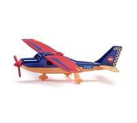 Siku Avion sportif 1101 – métal/plastique multicolore, hélice rotative, ailes rétractables