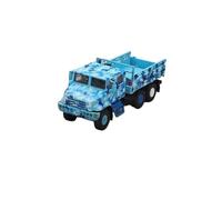 Modèle Réduit De Camion De Transport Militaire MV3 Et CA30 À L'échelle 1:64 en Alliage Bleu Jouet De Collection(Blue B)
