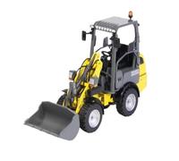 Modèle Réduit De Chargeuse sur Pneus À Charnière WL20E en Alliage Jaune À L'échelle 1:32 Jouet De Simulation Véhicule