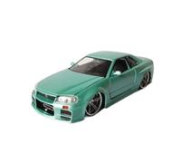 Modèle réduit de Collection en Alliage moulé sous Pression de la Nissan Skyline GTR R34 (2002) à l'échelle 1:24 Voiture Miniature Collection