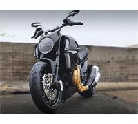 Modèle réduit de moto 1:12 Alliage Pour Ducati Diavel Modèle De Moto Jouet Scooter Cadeau Ornement Gâteau(Nero)