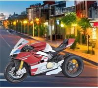 Modèle réduit de moto 1:18 Pour Ducati Pour Panigale V4 S Pour Corse Modèle De Moto Moulé Sous Pression Collection Jouet Loisir Cadeau Tout-terrain