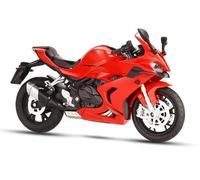 Modèle Réduit De Moto Pour QJMOTOR 600RS, Voiture Miniature En Alliage, Jouet Pour Enfants En Métal Moulé Sous Pression, Véhicule Motorisé À L'échelle 1:12