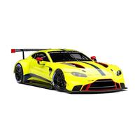 Modèle Réduit De Véhicule en Plastique Aston Martin GTE Le À L'échelle 1:18, Jouet De Collection, Cadeau pour Adulte Jouets Non RC(Yellow1)