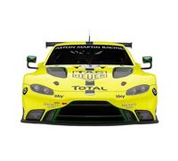 Modèle Réduit De Véhicule en Plastique Aston Martin GTE Le À L'échelle 1:18, Jouet De Collection, Cadeau pour Adulte Jouets Non RC(Yellow2)