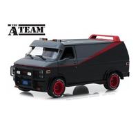 Modèle réduit de véhicule - GMC - GMC Vandura 1983 - L'Agence tous risques - Noir/Vert - Vintage