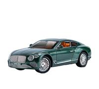 Modèle réduit de Voiture Bentley Continental GT en Alliage au 1/24, Voiture Miniature de Collection moulée sous Pression avec Effets Lumineux et sonores(Green)