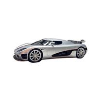 Modèle Réduit De Voiture De Collection en Résine À L'échelle 1:18 pour Koenigsegg CCX Véhicule D'exposition Statique(Silver)