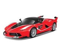 BBurago Voiture miniature Ferrari FXX‑K n°10 1:24 Rouge pour enfants
