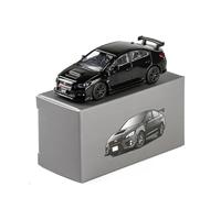 Modèle réduit de Voiture de Course Subaru WRX STI S207 au 1/64, en Alliage de Zinc moulé sous Pression, Objet de Collection.(Black)